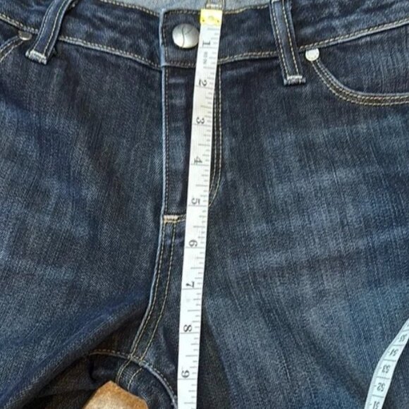 PAIGE Premium Denim Blue Heights Super Peg Jeans – Size 31 Waist| Dark Wash 👖 - Picture 3 of 4